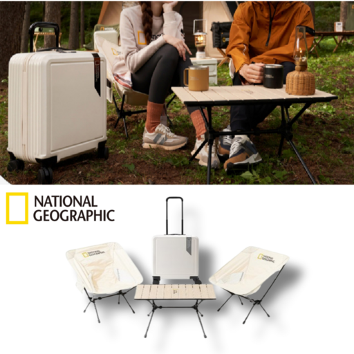정품내셔널지오그래픽 방갈로 여행용 캐리어 세트 캠핑용 등산용 캠핑의자 캠핑테이블 캠핑캐리어 작은캐리어