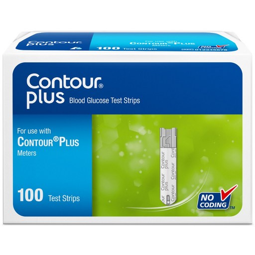 컨투어플러스 혈당측정검사지