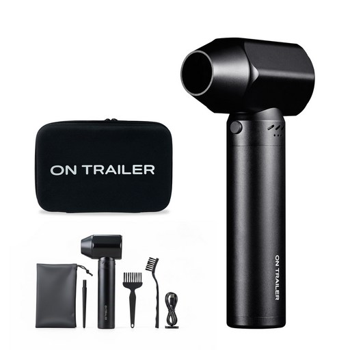 와디즈완판 온트레일러 무선 에어건 초강력 휴대용 무선 세차 콤프레샤 미니 캠핑용 아이온500파우치 증정, 1개