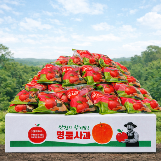 고당도선별 세척사과 껍질째먹는 꿀사과