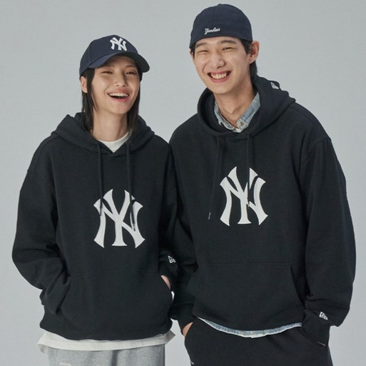 뉴에라 남녀공용 MLB 빅로고 뉴욕 양키스 후드티 1488156 뉴에라 남녀공용 MLB 빅로고 뉴욕 양키스 후드티 1488156