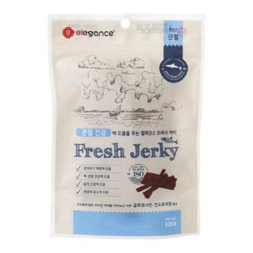 엘레강스펫 강아지 저알러지 가수분해 간식 프레쉬 져키