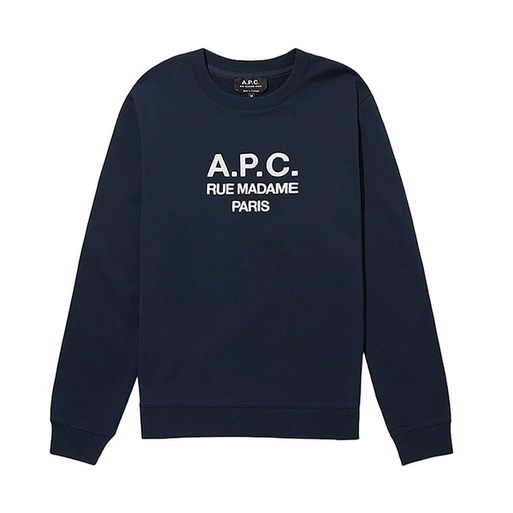 백화점 매장정품 아페쎄 맨투맨 APC 루퍼스 로고 COEZD H27500037 IAJ 간절기 데일리 편한 커플룩
