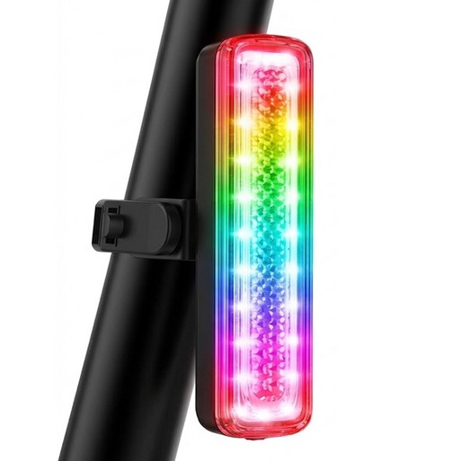 나이트큐브 NR 카멜레온 레인보우 LED자전거라이트 후미등