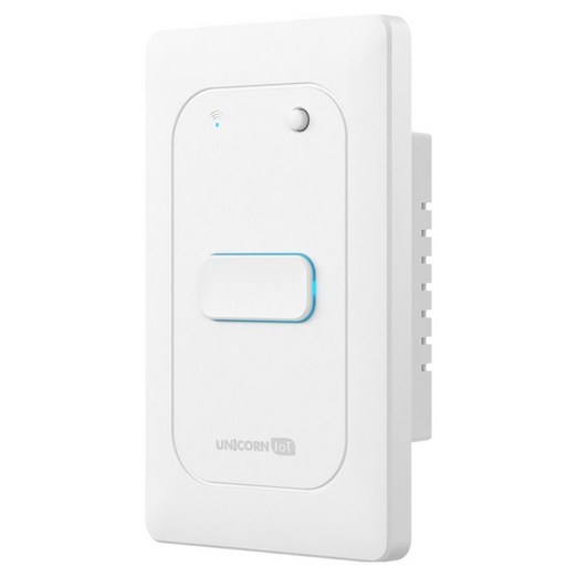 유니콘아이오티 1구 스마트 벽스위치 무선원격제어 자동불끄기 WIFI방식 TSSW1, 1개