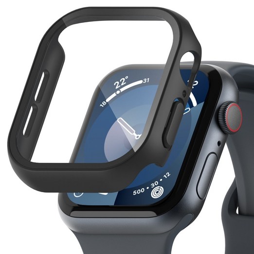 신지모루 풀커버 베이직 액정보호 강화유리 케이스