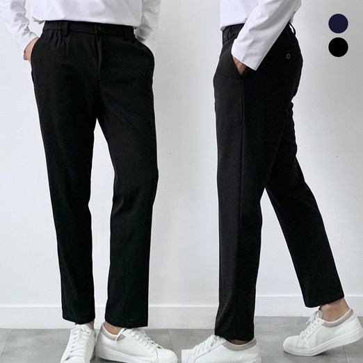 미제이 남자 밴딩 슬랙스 프리미엄 구김없는 바지