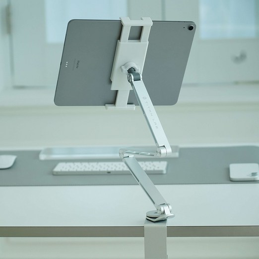 타이탄랩 태블릿 거치대 침대 책상 TITAN LAB, 라이트 그레이, 1개