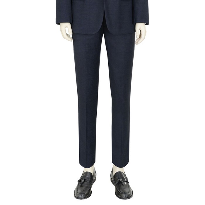바쏘 남성용 울 블렌디드 마이크로 정장 팬츠 BSX1PF