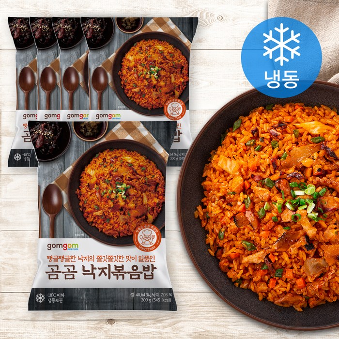 곰곰 낙지 볶음밥 냉동 300g 5봉 매콤 간편식