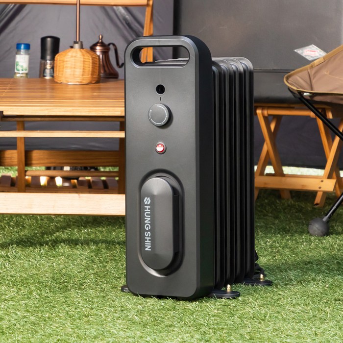 흥신라디에이터 오르씨 캠핑 라디에이터 Black  가방 세트