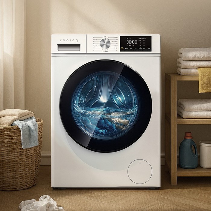 쿠잉 드럼세탁기 LDW10W 10kg 미니 원룸