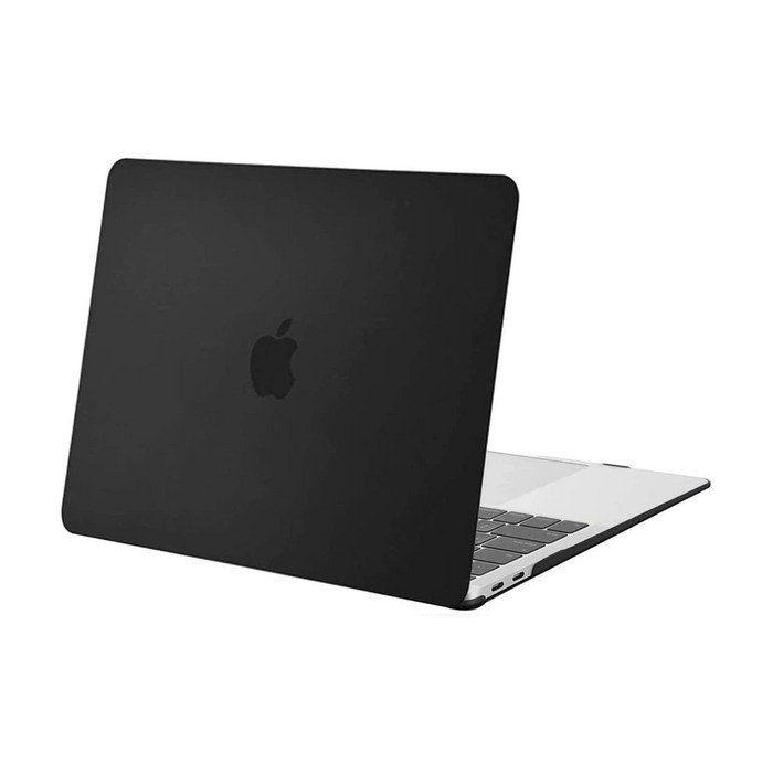 MOSISO 2022년형 MacBook Air 13.3인치 M1 플라스틱 하드 케이스A1932, 블랙