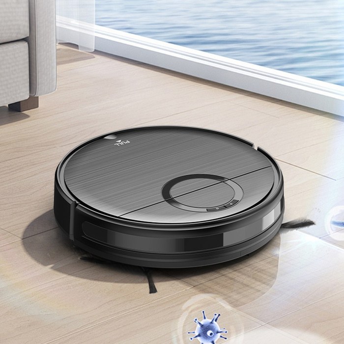 JIKA 2in1 스마트 물걸레 로봇청소기 T7S, 블랙