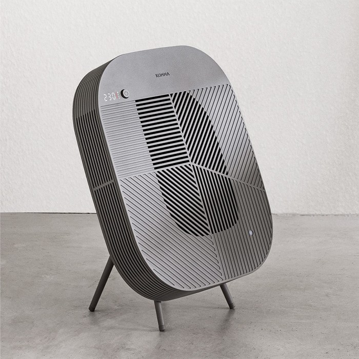 콤마 공기청정기 로브 벽걸이스탠드 겸용 안방 아이방 소형, 라이트차콜에코백이벤트참여