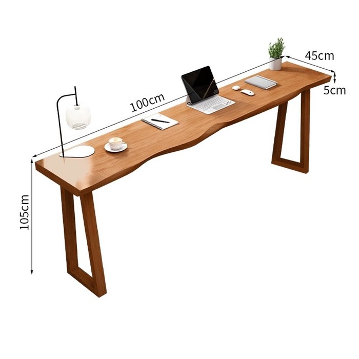 원목 긴 책상 식탁 데스크 서재 나무 테이블 카페 긴테이블
