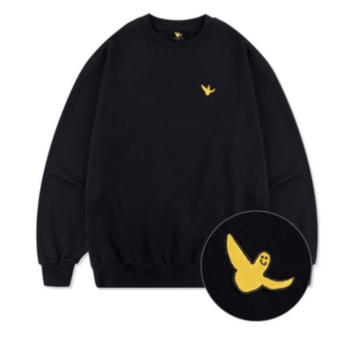 당일100발송 와릿이즌 남성 여성 맨투맨 ANGEL WAPPEN SWEAT SHIRT BLACK SL22WTM4BK 당일100발송 와릿이즌 남성 여성 맨투맨 ANGEL WAPPEN SWEAT SHIRT BLACK SL22WTM4BK