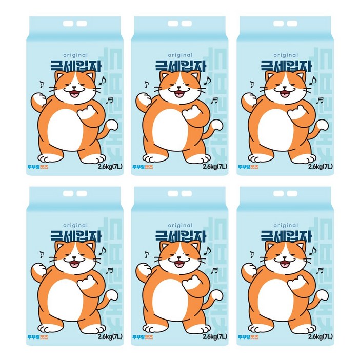 두부랑캣츠 극세입자 오리지날 2.6kg
