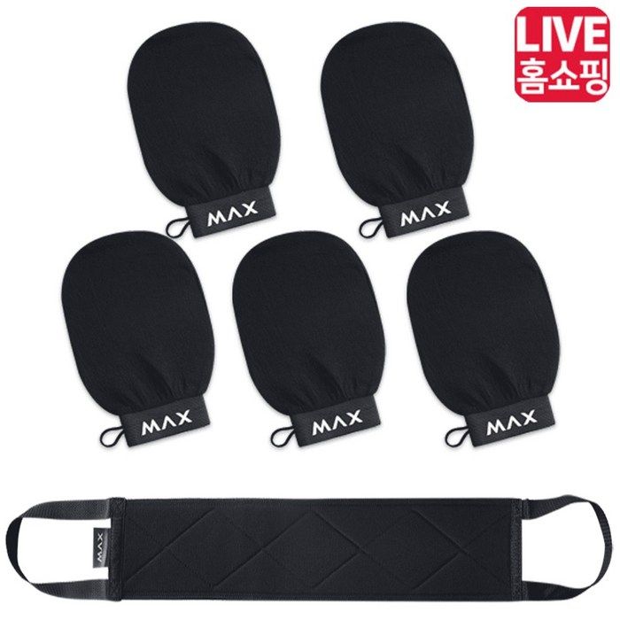 홈쇼핑방송 인기상품 맥스 때미리 각질이 잘 밀리는 2중 극세사 레이온 원단으로 저자극으로 부드럽게 각질 제거 가능, 1개, 6개입, 블랙