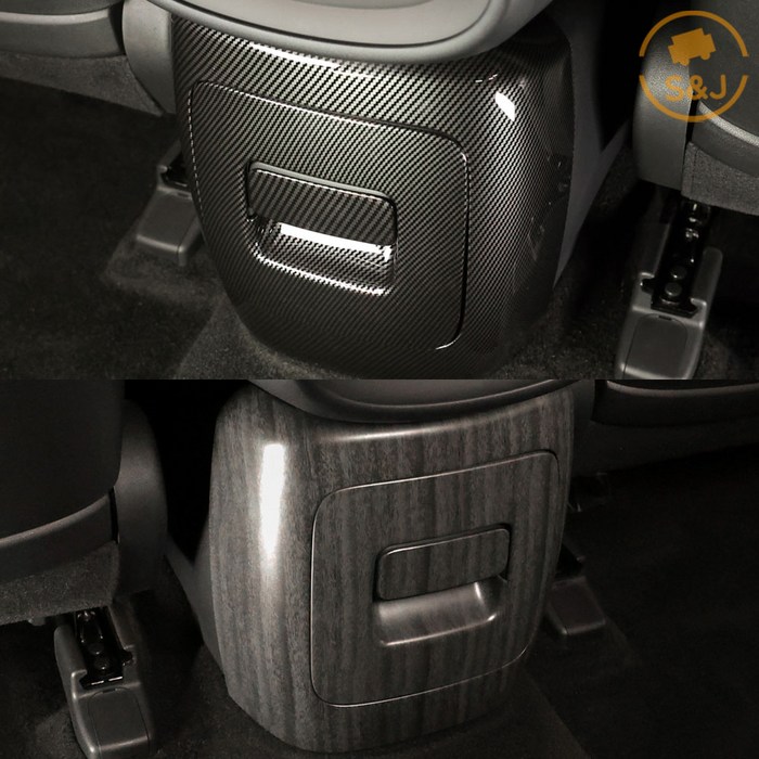 위드미카 디올뉴 팰리세이드 LX3 호환 콘솔후면 커버 카본 몰딩 스크래치가드 튜닝용품, 무광우드