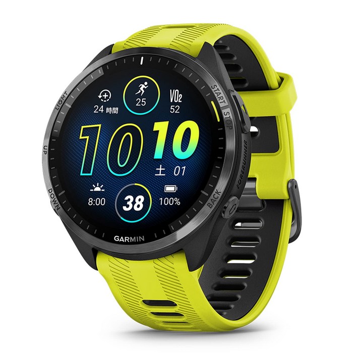 GARMIN가민 ​​GPS 러닝 워치 Forerunner 965 Amp Yellow 일본 정규품