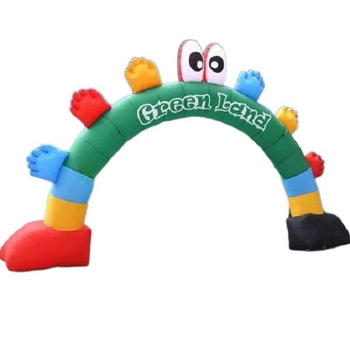 풍선아치 에어풍선 에어아치 장식품 행사 이벤트 축제 장식소품, 가로 6미터