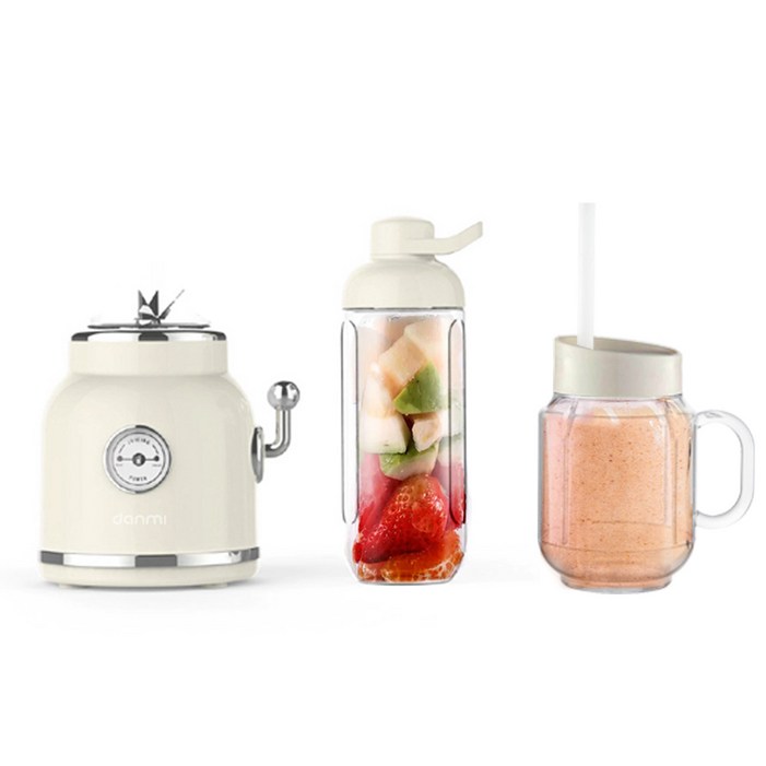단미 레트로 미니 블렌더 BLS01  머그컵  텀블러, BLS01아이보리
