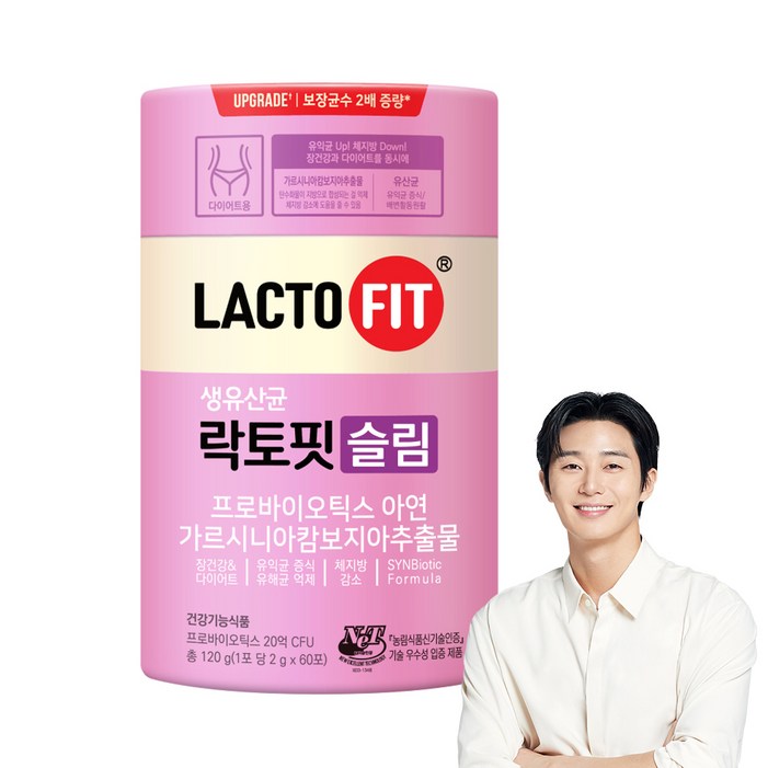 종근당건강 락토핏 슬림 유산균 60p, 120g, 1개 종근당건강 락토핏 슬림 유산균 60p, 120g, 1개