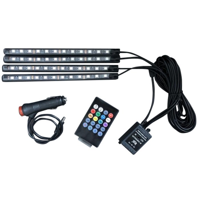 차덕후 RGB LED 풋등 롱타입 풀세트, 1개 차덕후 RGB LED 풋등 롱타입 풀세트, 1개
