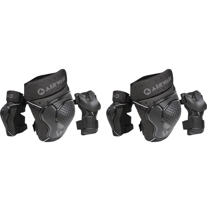 에어워크 키네틱 무릎 팔꿈치 손목 성인 보호대 세트