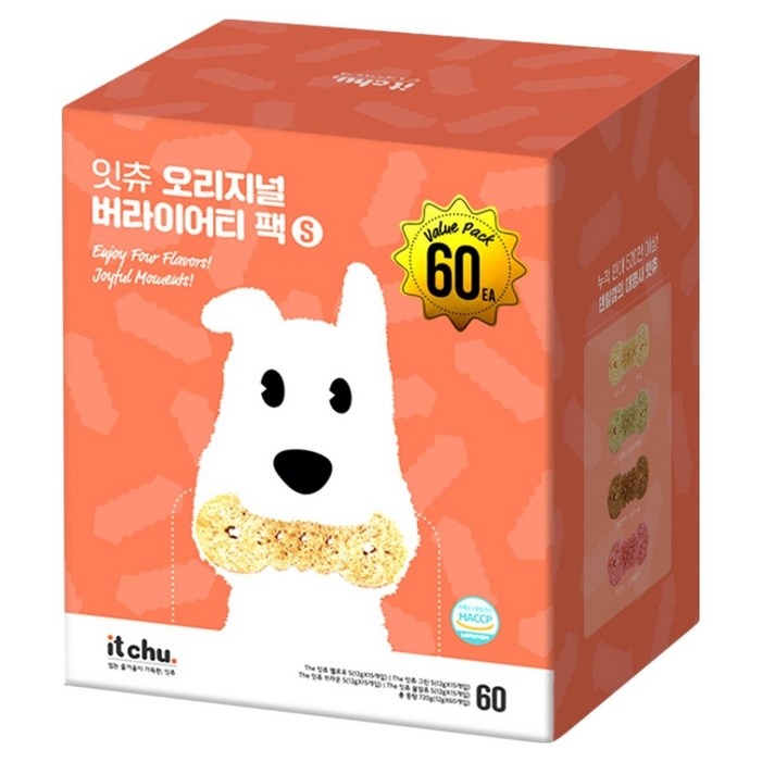 잇츄 강아지 오리지널 버라이어티 팩 덴탈껌 S 4종 x 15p