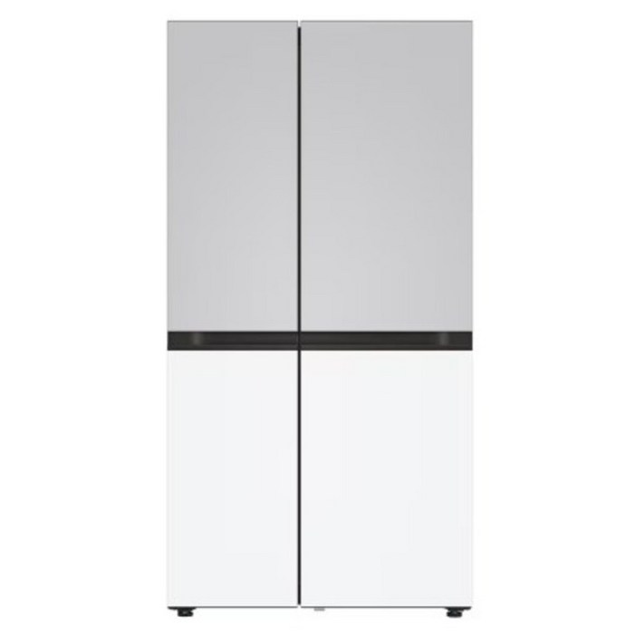 LG전자 디오스 AI 오브제컬렉션 832L 양문형 냉장고 방문설치, S836MRQ032