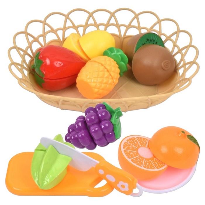 오즈토이 소쿠리 썰기 소꿉 주방놀이 과일세트 33073