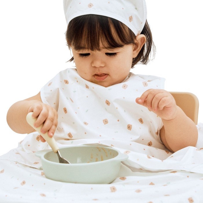 베이비클로 유아용 이유식 식탁일체 나시 일반형 방수 턱받이