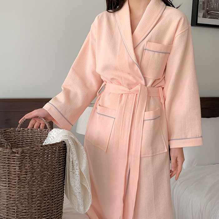 공유 프리미엄 와플 샤워 가운 M