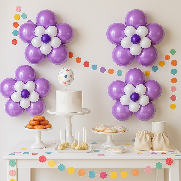 파티쇼 3단 꽃풍선 만들기