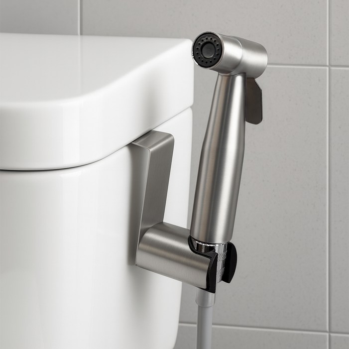 코멧 욕실청소 SUS 스테인리스 스프레이 건 + 코일 호스 3m 세트