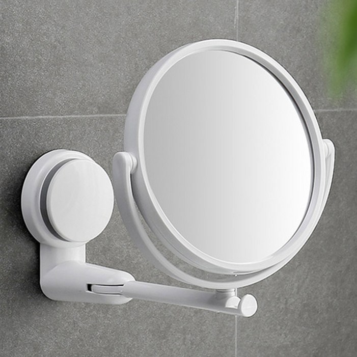 모나코올리브 럭스 무타공 540도 회전 확대 양면 욕실용거울
