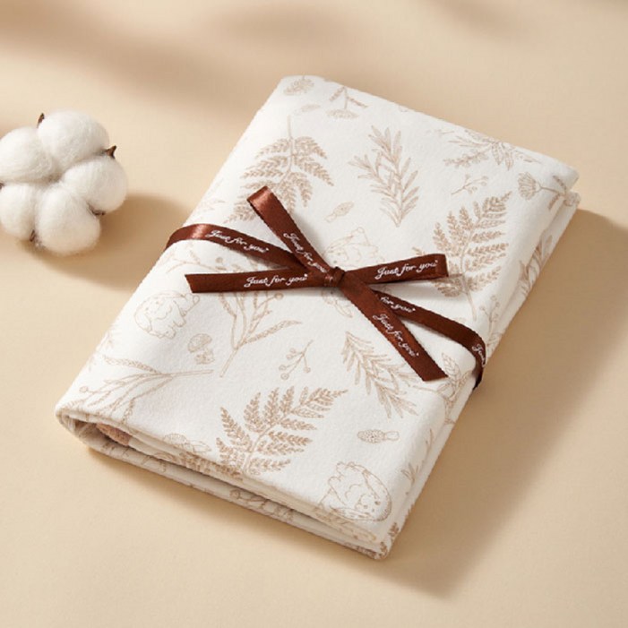 유아용 크림 컽싸개 블랭킷 이불