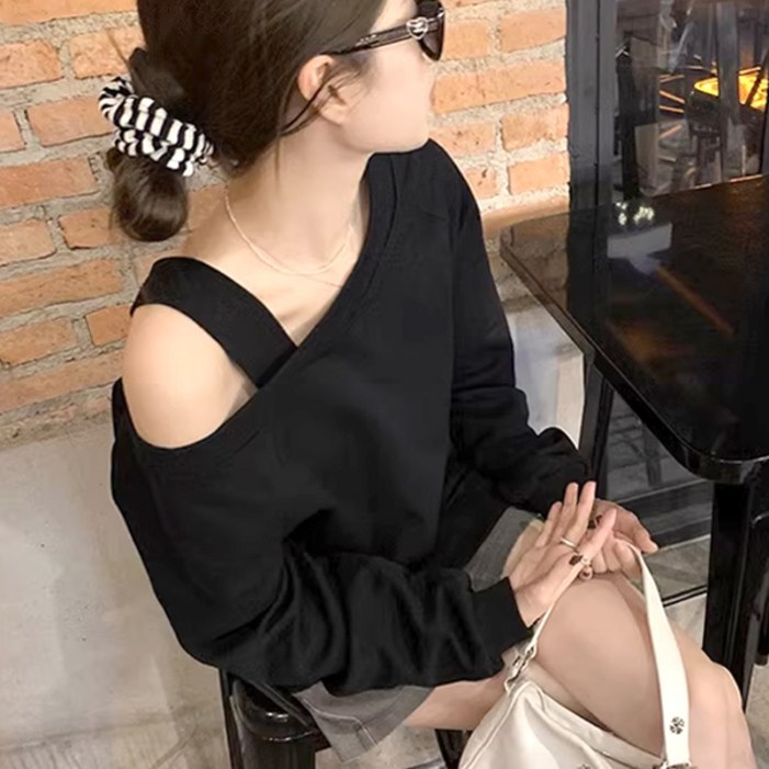 자체제작 다이너 원숄더 맨투맨