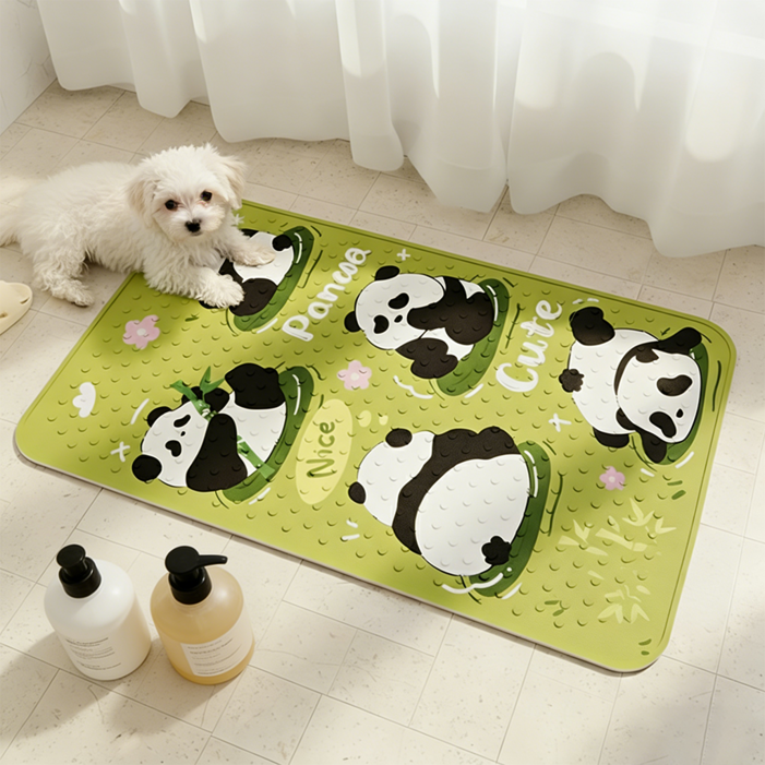 사시한사 논슬립 강아지매트 강아지 미끄럼방지매트 욕실용 반려동물 매트 고양이 겸용