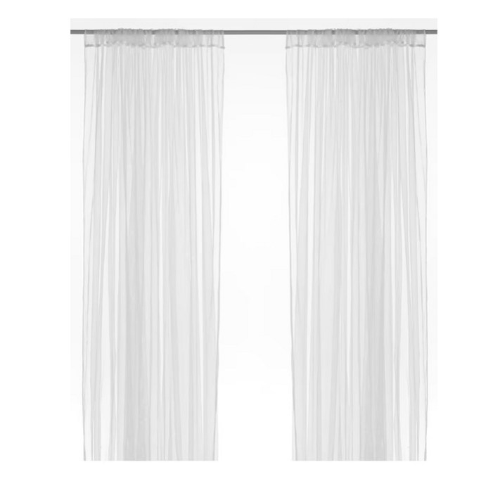 이케아 릴 쉬폰커튼 속커튼 280x250cm 2장