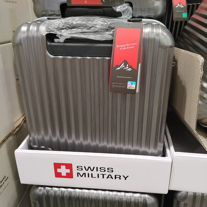 코스트코 스위스 밀리터리 하드케이스 여행가방 40cm16 실버 Swiss Military Type Case Luggage