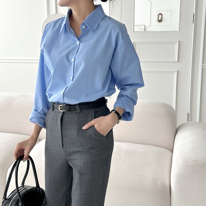 여자 가을 데일리셔츠 4종 기본핏 오버핏 긴팔셔츠 여자 가을 데일리셔츠 4종 기본핏 오버핏 긴팔셔츠