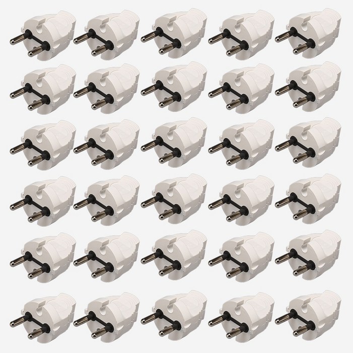 KS Q 일신전기 무접지 플러그 화이트