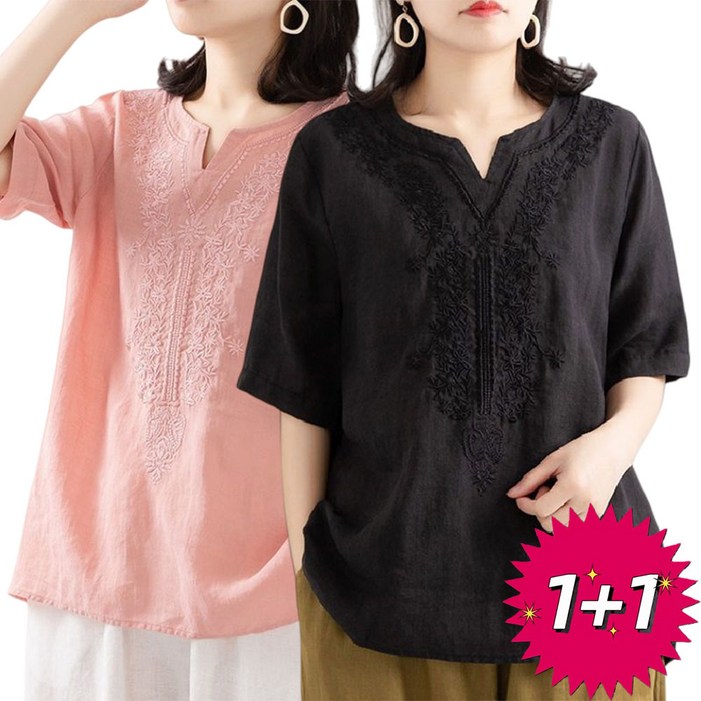 11 여름 여성 반팔티 반팔 티셔츠 블라우스 반팔셔츠 여름셔츠 ZFY26020509 36