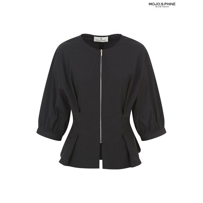 모조에스핀 라운드넥 지퍼자켓 S252MSF019BK1 551743