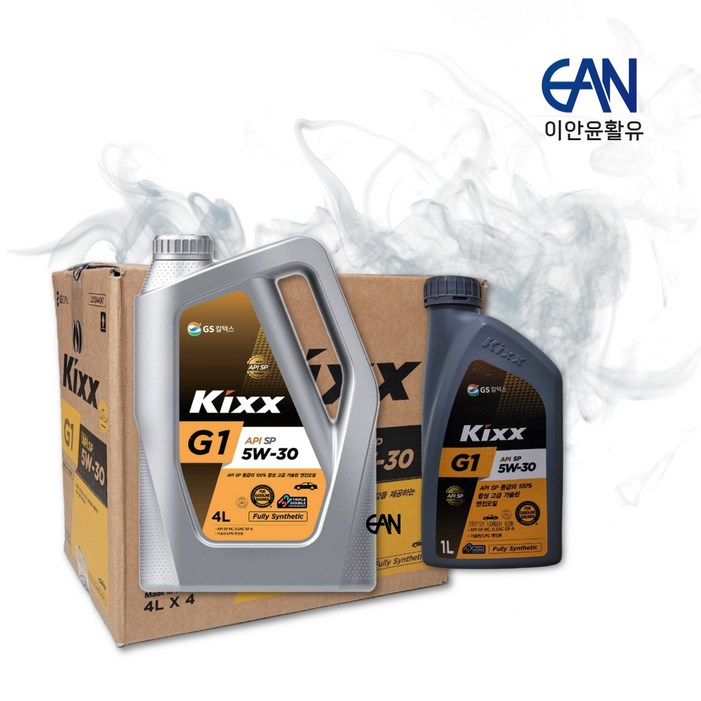 KIXX G1 5W30 SP 4L 1개 1L 가솔린 엔진오일 KIXX G1 5W30 SP 4L 1개 1L 가솔린 엔진오일
