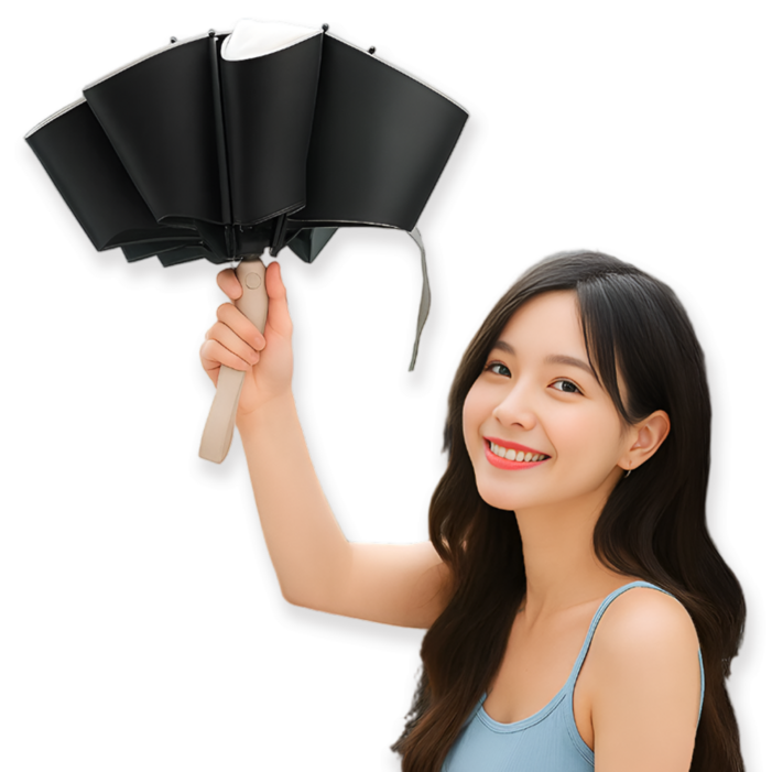 코코블랑 프리미엄 거꾸로 3단 자동 양우산 99.9UV차단 360도반사테두리 105cm대형사이즈 3단컴팩트