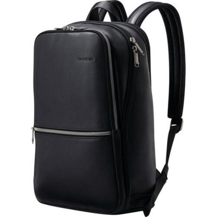 쌤소나이트 슬림 가죽 백팩 126036 블랙